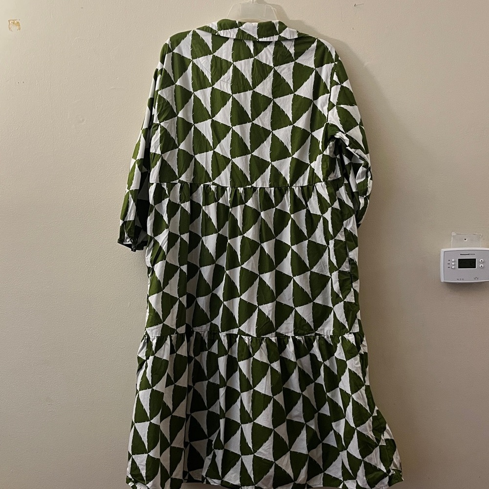 Maeve Bettina Tiered Midi Shirt Dress - Picture 6 of 9